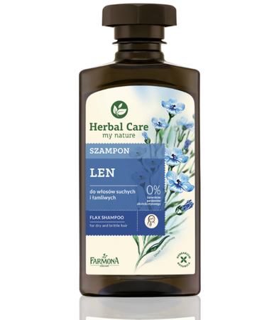 FARMONA HERBAL CARE szampon lniany 330 ml.