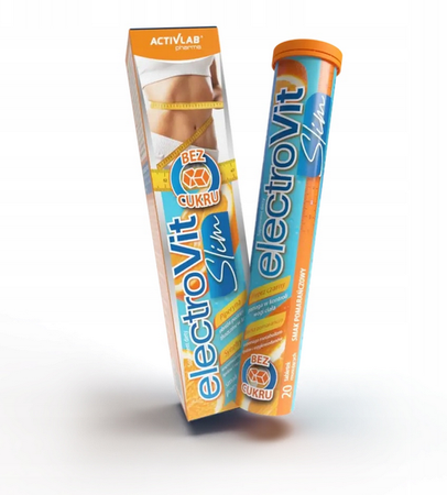 ELECTROVIT SLIM Elektrolity bez cukru pomarańczowe
