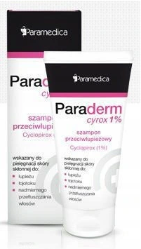 PARADERM CYROX 1% SZAMPON PRZECIWŁUPIEŻOWY 