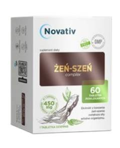 NOVATIV żeń szeń complex 60 tab. siły witalne