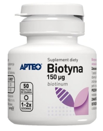 BIOTYNA DO SSANIA WŁOSY PAZNOKCIE WITAMINA H 50 pt