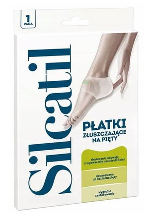 SILCATIL PŁATKI ZŁUSZCZAJĄCE NA PIĘTY NASKÓREK