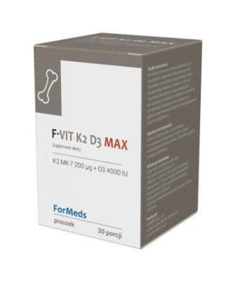 F-VIT K2 D3 MAX witamina K witamina D 4000 proszek