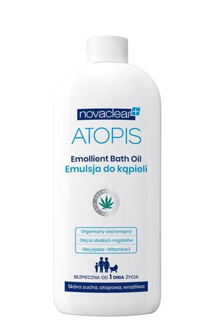 NOVACLEAR ATOPIS EMULSJA DO KĄPIELI AZS 500 ML
