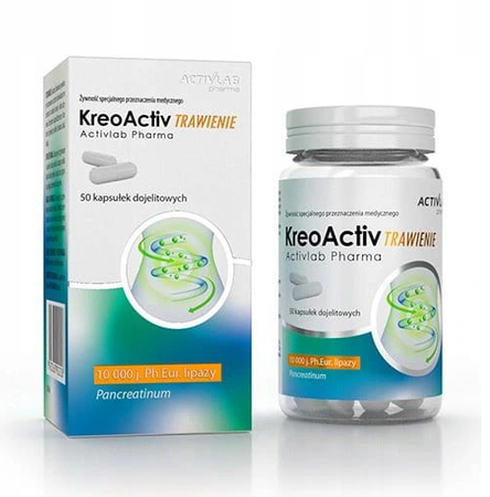 KREOACTIV TRAWIENIE, PANKREATYNA, LIPAZA