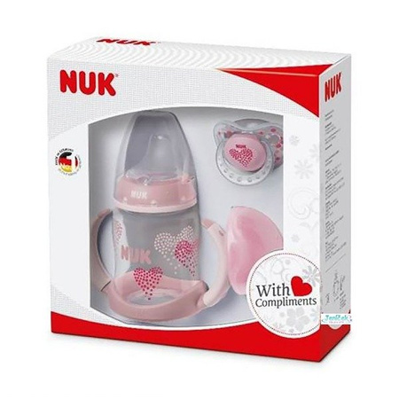 NUK FIRST CHOICE KUBEK + SMOCZEK + OSŁONKA 6-18 m