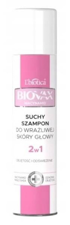 BIOVAX NIACYNAMID SZAMPON SUCHY NA OBJETOŚĆ 200 ml
