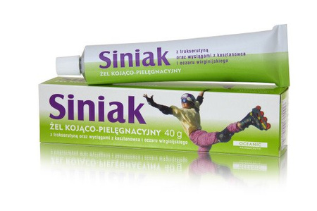 SINIAK ŻEL URAZY STŁUCZENIA OBRZĘKI NA SINIAKI 40g