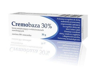 CREMOBAZA MOCZNIK 30% krem ZROGOWACENIA STÓP ŁOKCI