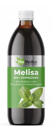 EKAMEDICA SOK Z MELISY NA SEN I ODPRĘŻENIE 500 ml