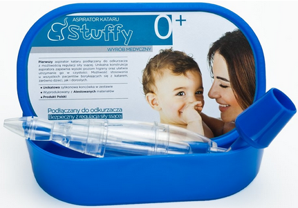 STUFFY ASPIRATOR DO NOSA NA KATAREK DO ODKURZACZA