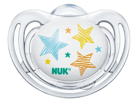 NUK SMOCZEK SILIKONOWY USPOKAJAJĄCY FREESTYLE 0-6m