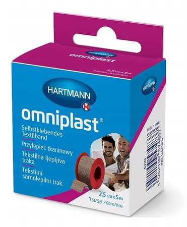 HARTMANN przylepiec tkaninowy na rolce 2,5cm x 5m