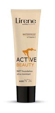 LIRENE  ACTIVE BEAUTY KOLOR NUDE CIELISTY Nr 34