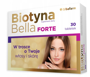 BIOTYNA Bella Forte 10mg  SKÓRA WŁOSY PAZNOKCIE 30