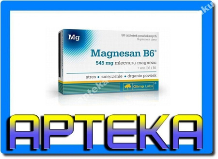 OLIMP MAGNESAN B6 MAGNEZ 50t 545mg STRES ODPORNOŚĆ