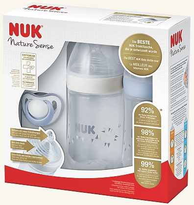 NUK ZESTAW STARTOWY NATURE SENSE BUTELKA SMOCZEK 