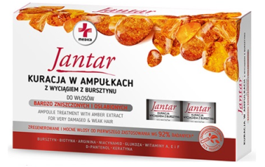 JANTAR MEDICA KURACJA AMPUŁKI BURSZTYN W.B.ZNISZCZ