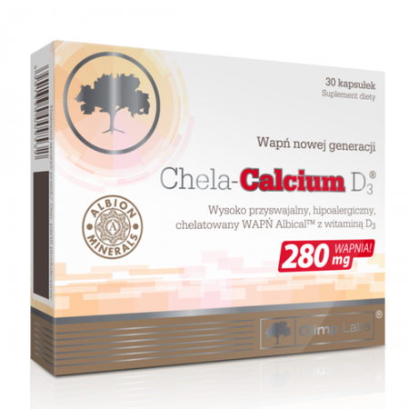 OLIMP CHELA-CALCIUM 30 kaps WITAMINY + WAPŃ