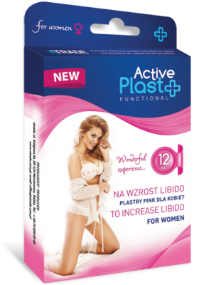 ACTIVE PLAST PINK plastry wzrost libido u kobiet
