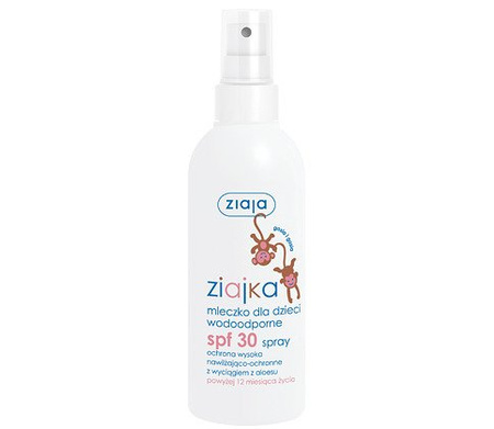 ZIAJA Ziajka mleczko dla dzieci SPF 30 spray