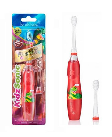 BRUSHBABY KidzSonic SZCZOTECZKA DZIECI 3+ DINOZAUR