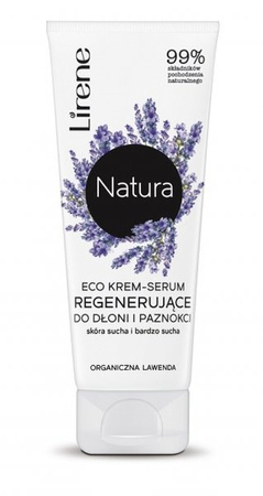 LIRENE NATURA KREM SERUM DO RĄK PAZNOKCI LAWENDOA