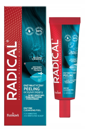 RADICAL Peeling enzymatyczny oczyszczający włosy