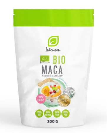 INTENSON BIO MACA KORZEŃ MIELONY 100g