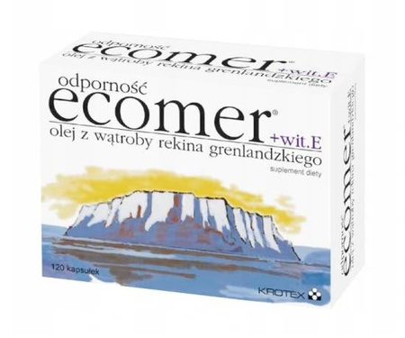 ECOMER Odporność + Wit.E olej z wątroby rekina 120