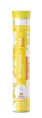 WITAMINA C 1500 mg FORTE 24 tabl na odporność 