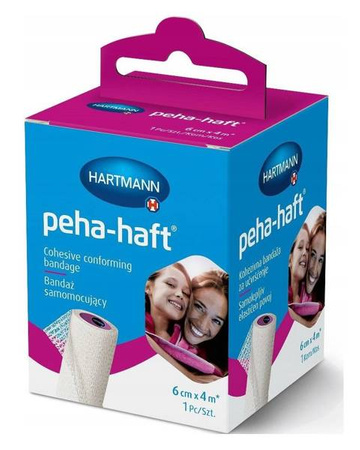 HARTMANN PEHA-HAFT bandaż kohezyjny 6 cm x 4 m