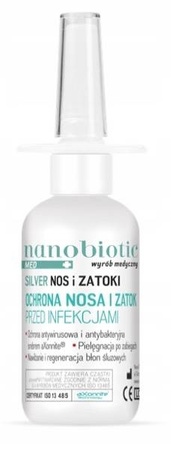 Nanobiotic Silver NOS i ZATOKI NA INFEKCJE KATAR
