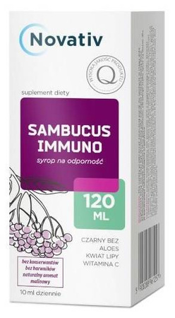 SAMBUCUS IMMUNO SYROP NA ODPORNOŚĆ CZARNY BEZ