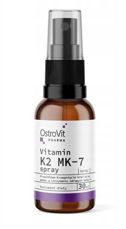 OstroVit Witamina K2 MK-7 30 ml 100mcg WITAMINA E