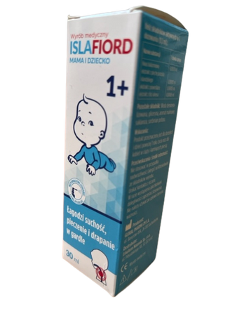 ISLAFIORD Mama dziecko spray suchość w gardle