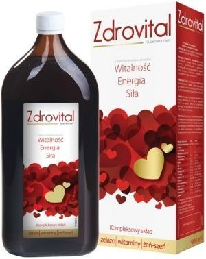 ZDROVITAL TONIK WZMACNIAJĄCY ŻEŃ SZEŃ 900 ml