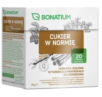 BONATIUM CUKIER W NORMIE herbatka ziołowa 30 sasz