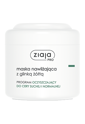 Ziaja Pro maska nawilżająca z glinką żółtą 200ml