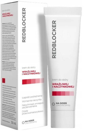 REDBLOCKER KREM NA DZIEŃ PIELĘGNUJE NACZYNKA 50 ml