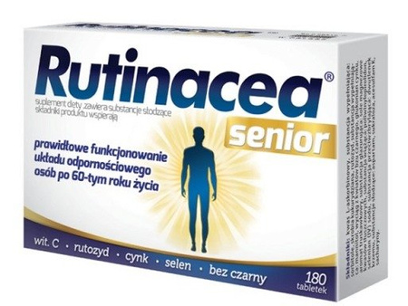 RUTINACEA SENIOR TABLETKI NA ODPORNOŚĆ 180 sztuk