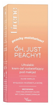 LIRENE OH PEACHY! Ultralekki krem rozświetlający