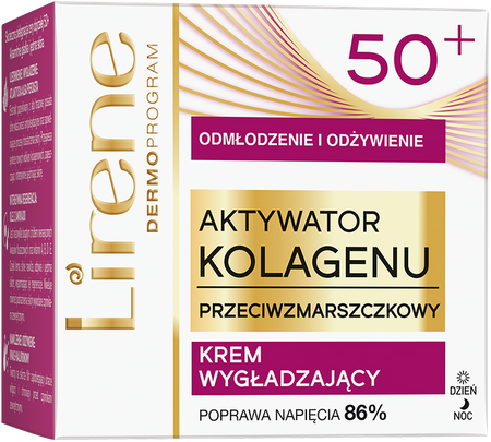 Lirene aktywator kolagenu 50+ przeciwzmarszczkowy