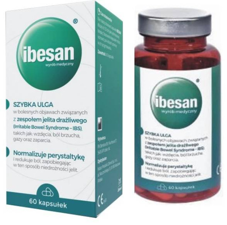 IBESAN na wzdęcia bóle brzucha IBS JELITO DRAŻLIWE
