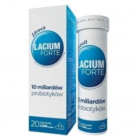 Lacium Forte 20 PROBIOTYK BIEGUNKA JELITO DRAŻLIWE