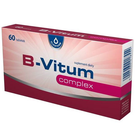 B-Vitum Complex witamina B complex Oleofarm 60 tab