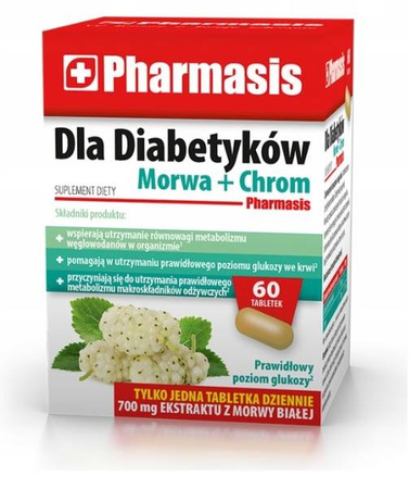 Dla diabetyków Morwa + Chrom na odchudzanie