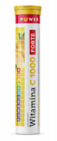 PUWER Complex Witamina C 1000 FORTE 20 tab musuj.