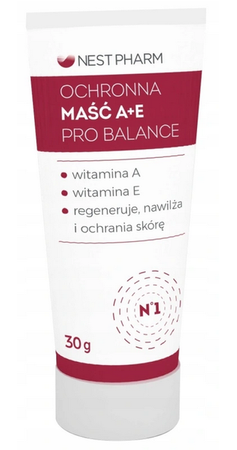 MAŚĆ OCHRONNA Z WITAMINĄ A+E regeneruje nawilża