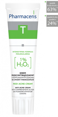 PHARMACERIS T MEDI ACNE CREAM krem na trądzik 30ml